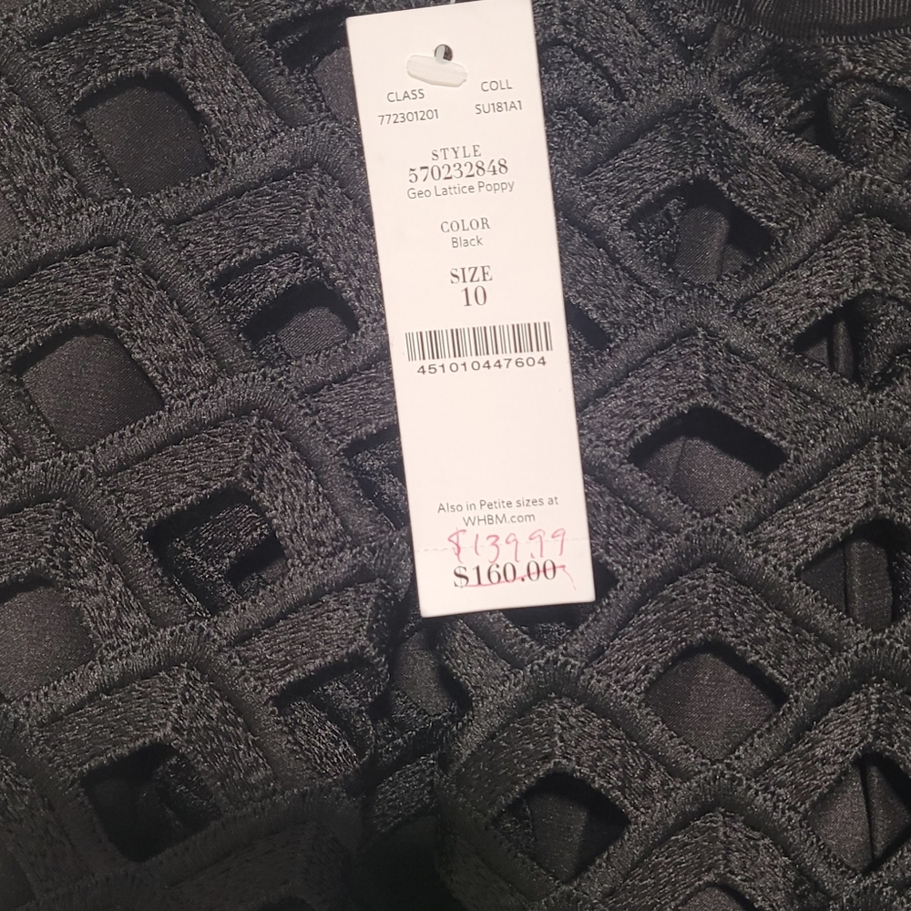 White House Black Market Lattice Skirt , size 10 - Picture 2 of 3
